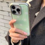 Dot text silver case (mint)