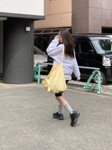 ア ポエティックスウェットシャツ、メランジュホワイト