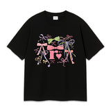 リボン シャワー Tシャツ (2color)