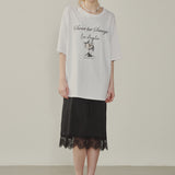 ジェラートグラフィックオーバーサイズTシャツ