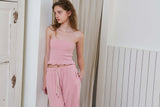 Waffle comfort top_pink