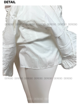 white bow A-line mini skirt