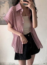 Double Belt Loop A-Line Denim Shorts (2color)