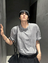 chatter unbalance cutting vintagepig short-sleeved T-shirt