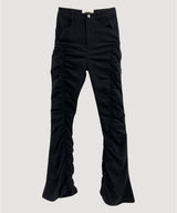 FLARE GATHER SLACKS PANTS