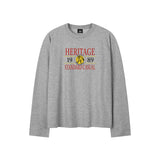CASUAL HERITAGE Crop Long Sleeve(SKLSTD-0266)