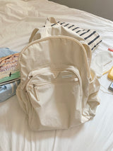 an everywhere daypack, cream beige