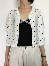 Dot Capri Shirt  (2color)