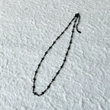 Matte Black Cross Necklace