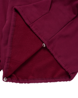 25FW WOVEN QUILTING WIDE HOODIE WINE