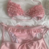 Mermaid フリルビキニセット (pink)