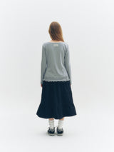 Double Frill T-shirt (Grey)