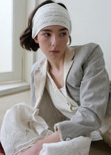 Lace Flower Hair Band_Ivory