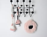 fluffy pink cozy light