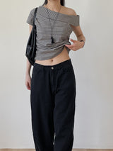 Check Seersucker Blouse