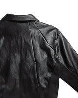 EX LEATHER JACKET BLACK