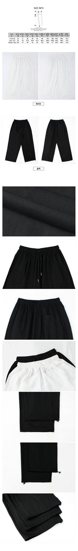 Fodenウエストバンドサイドカットワイドパンツ