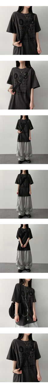 Tury banding line string training wide pants