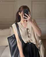 Jane Boucle Knit Vest