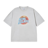 25FW バスケットボールピグメントショートスリーブTシャツ ライトグレー