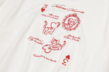 26SS★Trump Cat Embroidered Short Sleeve Tee