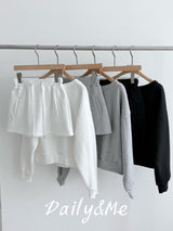 sweatshirt skirt set