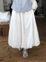 Koran Pocket Banding Balloon Long Skirt