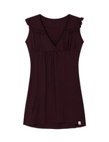 ラッフル タイ トップ(BURGUNDY)