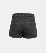 Silver Stud Short Denim Pants