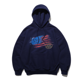 ライブラリーブラッシュフーディー (Navy)