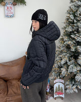 Panel crop duck down lightweight padding