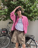 ルーシーピグメントクロップシャツ
