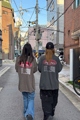 トーンズウォッシュドロングスリーブTシャツ