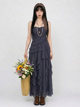 SYLVIA DRAPE MAXI DRESS