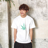 M17101 M. Tシャツ. ビッグウィード ホワイト