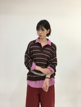 ペーパー ドロップ シャツ (4color)