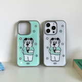 スターソフトコーンスマートフォンエポキシケース(mint color)