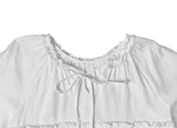 Laden Shirring Frill Flare Long Sleeve Blouse