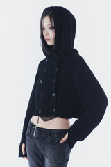 アンフーディーカーディガン black
