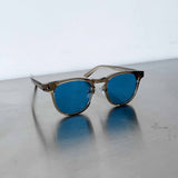 Ice Blue Transparent Frame Sunglasses