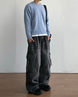 Champer Soft Wool Crop Knit