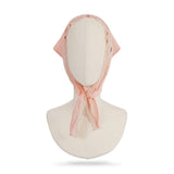 VA Curved Oval Metal Lace Bandana / Pink