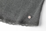 Be messy tank top - charcoal 