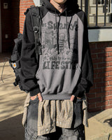 Swing Raglan Oversized Hoodie