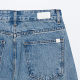 FLOWER EMBROIDERED LIGHT BLUE DENIM PANTS code 18103
