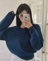 [MADE/夏ver.] ふわふわベーシックラウンドニット