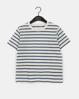レヴァン ルーズフィット ストライプ ショートスリーブTシャツ