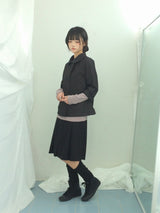 Semi-A-Line Double Button Jacket