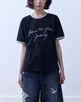 26SS★ Grace Crop Ringer Tee