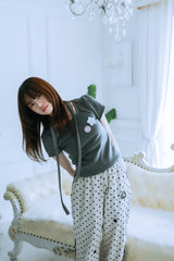 choker badge tee(gray)